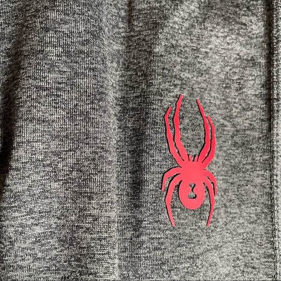 Spyder Mens Baselayer Active ProWeb Charcoal Gray Stretch Pants Tights Size L - Picture 6 of 8